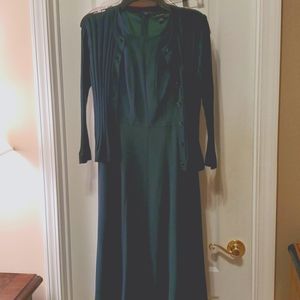 Dress with matching sweater